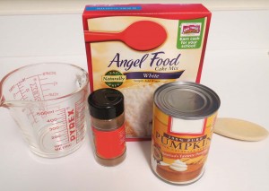 Angel Food Pumpkin Cake Ingredients