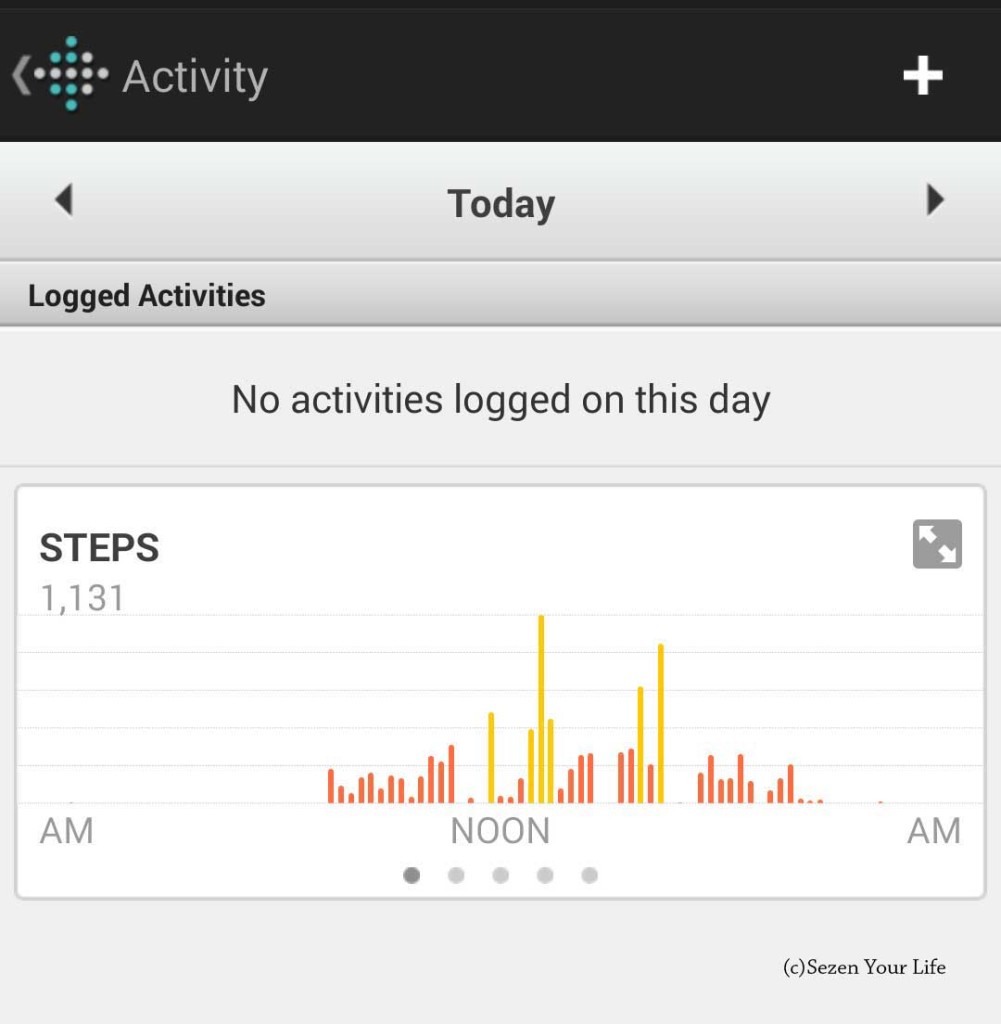 Fitbit Force Move Summary