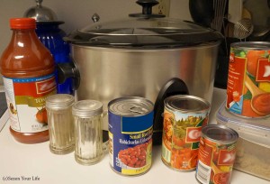 Slow Cooker Chili Ingredients