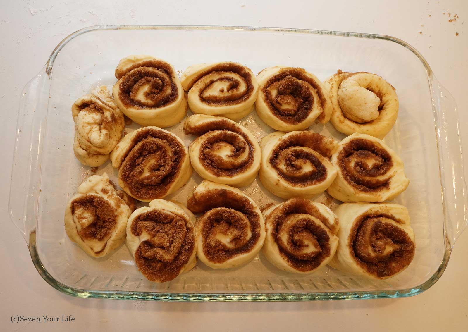 Cinnamon Rolls Ready for Baking by Sarah Franzen