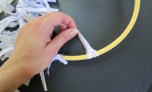 Step 3 for attaching strips