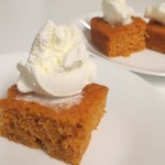 Finished Angel Food Pumpkin Cake 