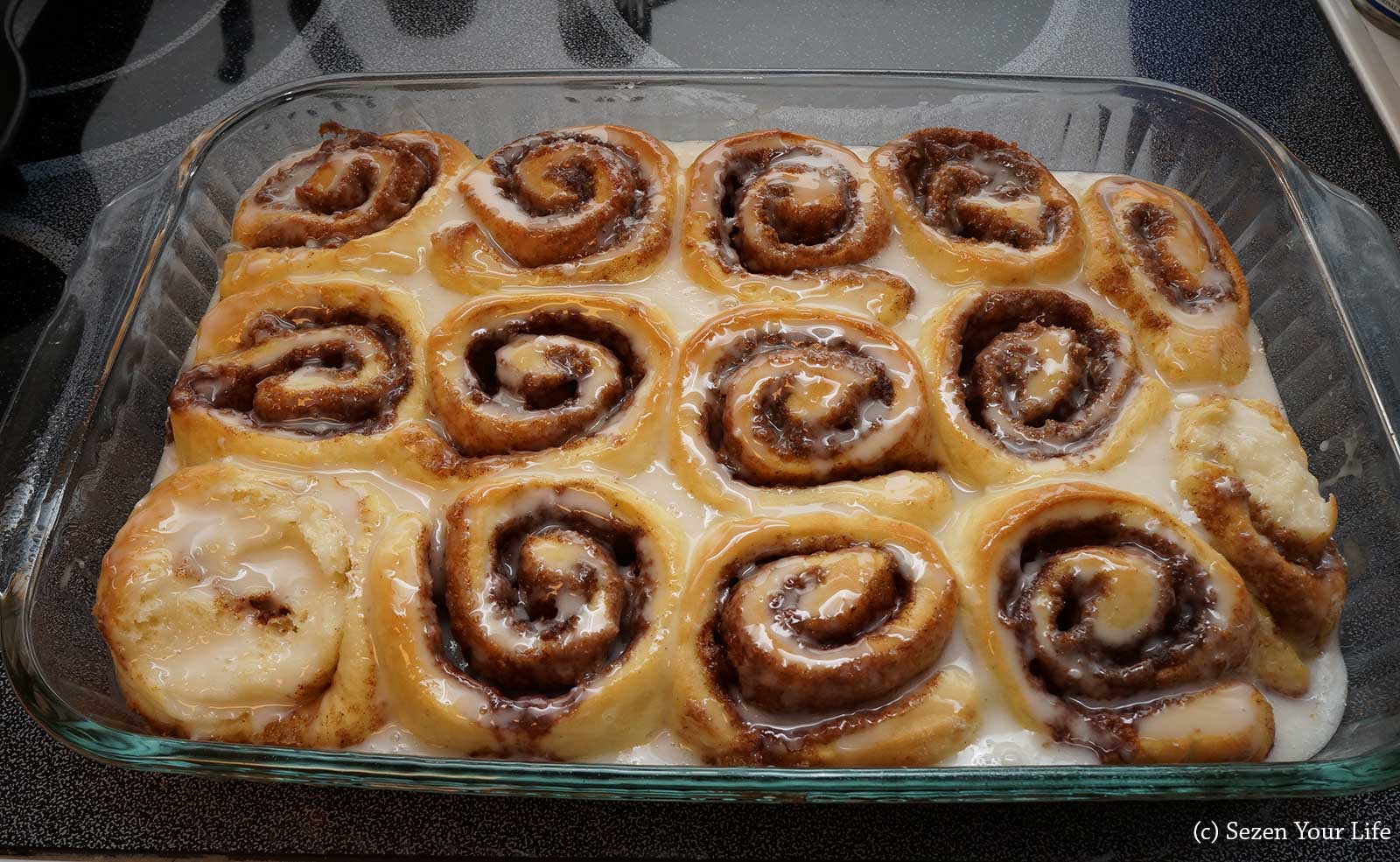 Finished Cinnamon Rolls by Sarah Franzen