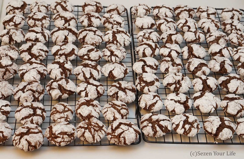 Crinkle Cookies Cooling by Sarah Franzen