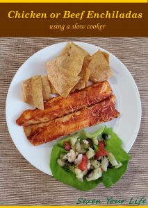 Chicken or Beef Enchiladas by Sarah Franzen