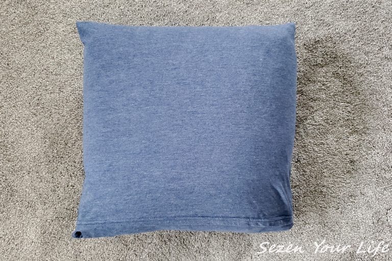 D.I.Y T-Shirt Pillow Covers | Sezen