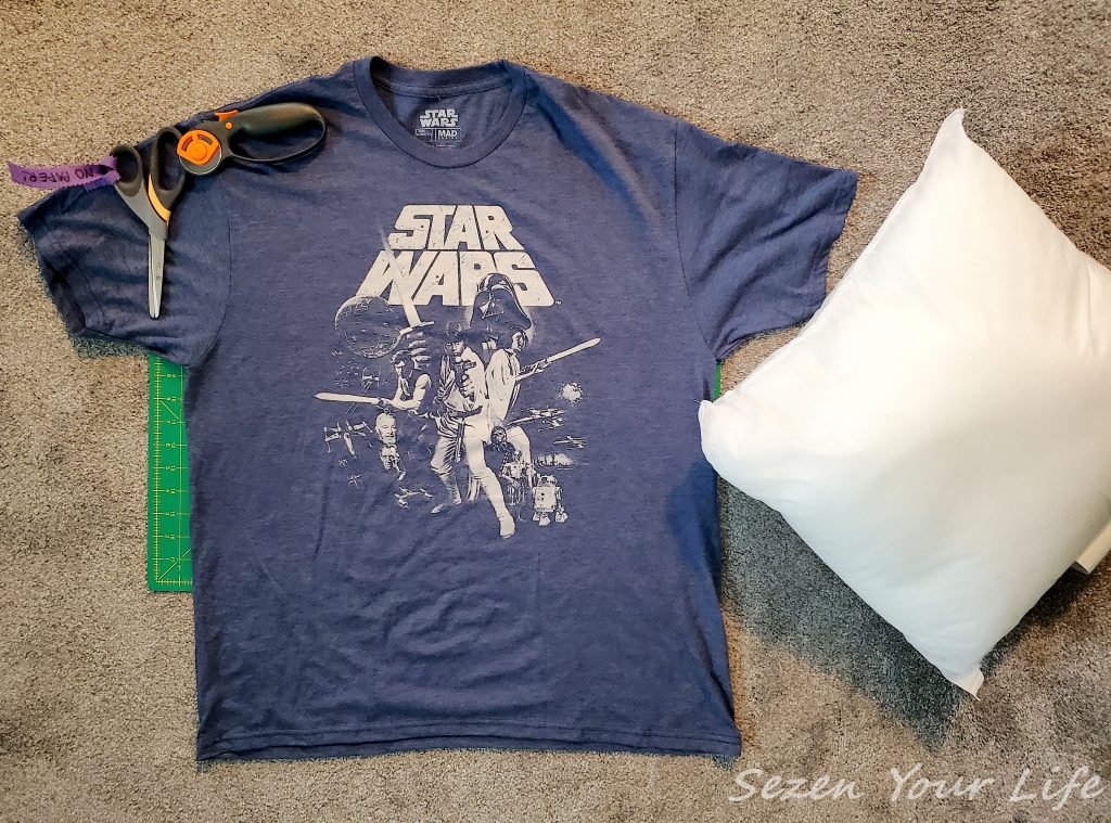 Diy shirt pillow store case