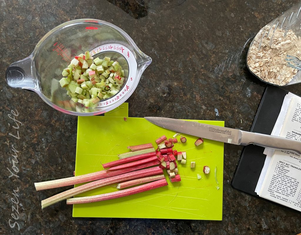 Dicing Rhubarb